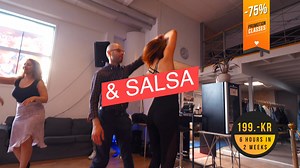1.7K views · 22 shares | Promotion classes 199.-kr for 6 hours of classes in 2 weeks for beginners in Salsa, Bachata, kizomba, Brazilian Zouk! Start the 19/August! Sign up here: https://dancevida.se/danskurs-salsa-bachata-nyborjare/ Gamlestadsvägen 14 #Salsa #bachata #göteborg #zouk #kizomba | Dance Vida Events | Facebook