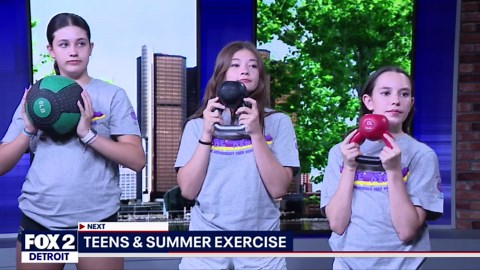 Teens and summer exercise