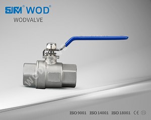 [Hot Item] 2PC Stainless Steel Ball Valve with Locking Device