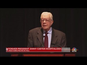 Former President Jimmy Carter hospitalized after fall