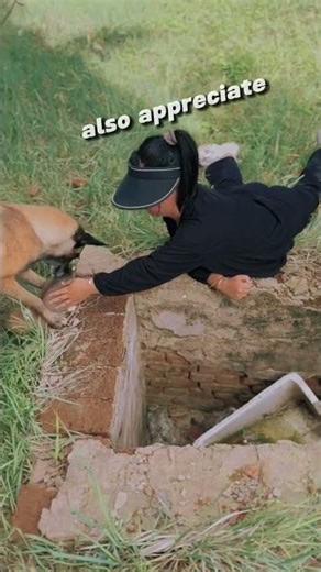 Rescuing a Stuck Puppy #heartwarming #animals #love