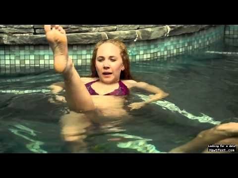 Juno Temple bare feet and bikini scene