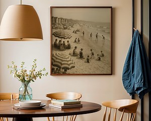 1920s Beach Photo: Sepia Antique Bathing Suits, Retro Coastal Decor (digital Download - Etsy