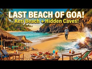 I Found This UNSEEN Beach in Goa 🤯 Keri Beach + Hidden Caves Tour!