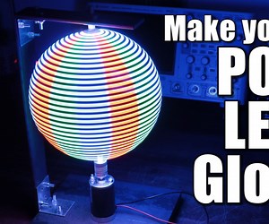 Make Your Own POV LED Globe