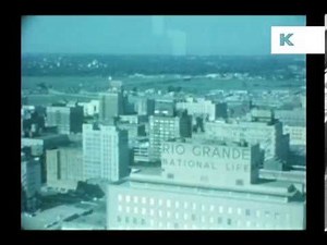 1960s Dallas Texas, Aerials, Cotton Bowl, Rare Home Movie Footage