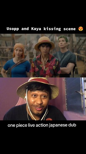 Usopp and Kaya Kiss Scene in One Piece Live Action