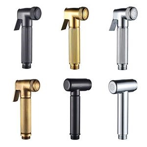 [Hot Item] Handheld Bidet Sprayer for Toilet Portable Pet Shower Toilet Water Sprayer Seat Bidet Attachment Bathroom Spray for Personal Hygiene (Bidet sprayer head) Chrome