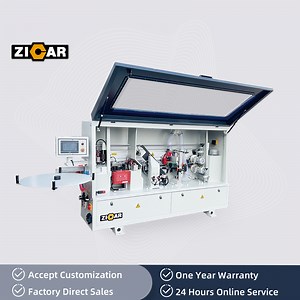 [Hot Item] ZICAR Wood Veneer Glue Woodworking Furniture PVC Edge Bander Banding Machine for Panel Production Line