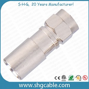 [Hot Item] Rg59/RG6 Coaxial Cable Brass RF Compression Connector