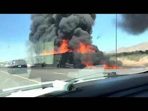 Fiery crash closes I-10 near Casa Grande