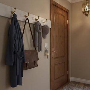 Solid Brass Wall Hooks - Minimalist Gold Coat Rack for Entryway, Bathroom & Kitchen - Heavy Duty Decorative Hat and Towel Hangers - Etsy Australia