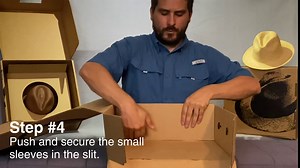 Ecua-Andino Hats Hat Box for Traveling - Hat Storage - Gift Box - Lightweight and Protective