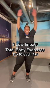 Low Impact Total Body Exercises #thickchickfitness #lowimpactexercise #totalbodyworkout | Thick Chick Fitness