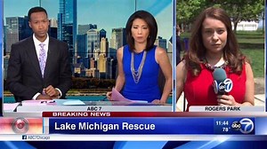Sad update: Young teen rescued from Lake Michigan died at the hospital... Fire Dept. warning lake temps are still very cold despite warmer weather... #abc7chicago #11amNews | Judy Hsu ABC7