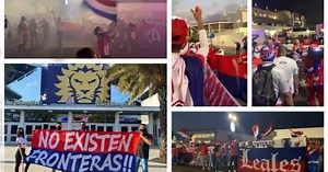 ¡Espectacular banderazo! Afición del Olimpia visitó las afueras del Exploria Stadium para alentar a su equipo