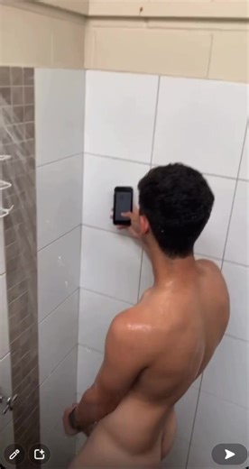 Quick Catch in Locker Room Showers