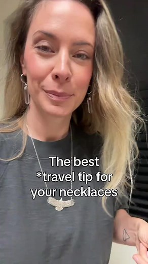 1.3K views · 14 reactions | The Necklace Travel Hack every woman should have in her back pocket✈️ Grab a hand towel, lay your necklaces out an inch apart. Roll TIGHT. Keep rollin. Fold and place in your travel bag. Arrive and unroll. They’re ready to rock!Are you using this jewelry hack for your next trip? | Fierce Forward | Facebook