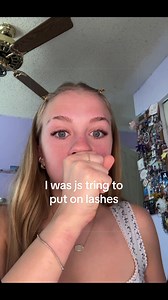 Eyelash Glue Accident While Applying Lashes