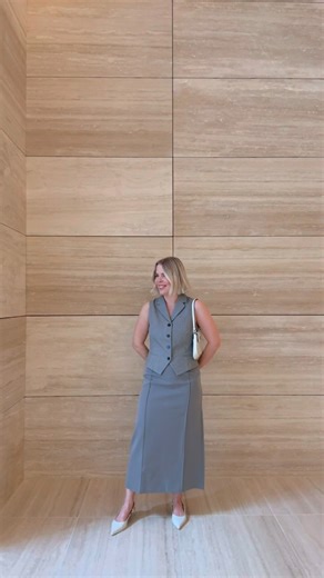 1.2K views | As seen on @bonniejadedoherty 懶⁠ ⁠ Bonnie styles the Joelle Column Skirt and Rein Vest available to shop online and in-store now #ForcastStyle | FORCAST | Facebook