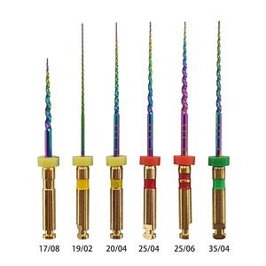 [Hot Item] Dental Heat Activated Root Canal File Rotary Rainbow Niti Files Endo Motor
