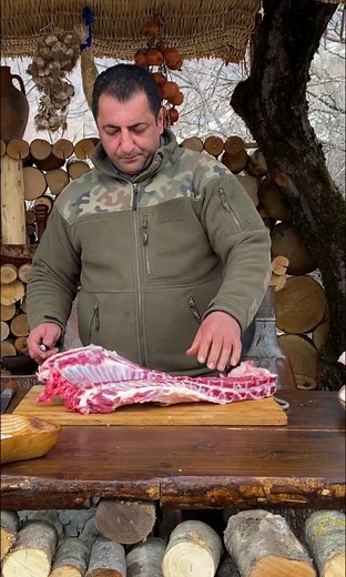 Azerbaijani Chef Making Homemade Sausage! Best Recipe You Can Find😎 | TNSTA ONE