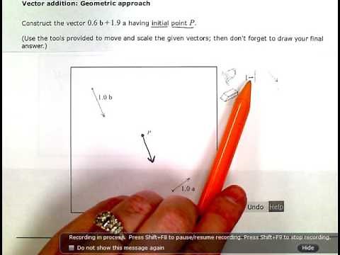 Vector addition: Geometric approach (KC)