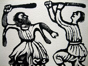 86. The platform murals at Charing Cross