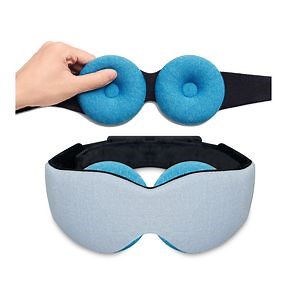 [Hot Item] Custom Backout Sleep Mask Removable Eye Cups Therapy Steam Cool Eye Mask 3D