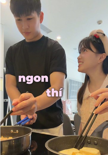 Món nào Híu nấu cũng thích nhất - Chang Híu Couple dễ thương
