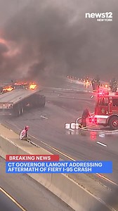 7.7K views · 11 reactions | STREAM LIVE: Gov. Lamont, other Connecticut officials address aftermath of I-95 crash - https://bit.ly/N12NYWatchNow | News 12 Brooklyn | Facebook