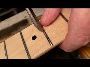 Fret crowning tips - better results with fewer scratches, fast and easy!