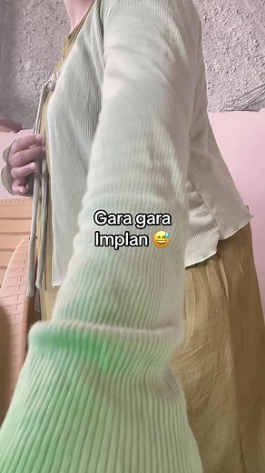 Efek pakai implan 3 tahun 🤣 #cardigan #cardiganrajut #cardiganrib #cardigancrop #efekkb #kbimplan #implant #implan #emakemak #iburumahtangga