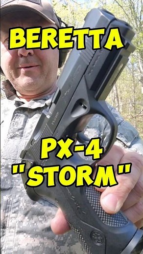 Beretta PX-4 40 caliber on the range