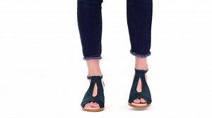 Journee Womens Kedzie Peep Toe Wedge Sandals, Widths Available - Walmart.com