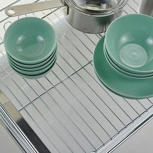 [Hot Item] Kitchen Storage Accessories Cabinet Pull out Drawer Basket Iron Chrome Kitchen Cupboard Storage Rack