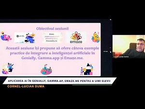 Genially + AI: prezentări interactive pentru materiale didactice atractive. Tutorial complet
