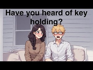 Locked in chastity and dressed as a maid by my roommate ASMR