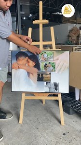 Order wedding paintings now by sending your images to HIMEN! ❤ In the family, wedding paintings also show the connection and attachment between the couple. It represents harmony, sharing and loyalty. Every time you see the picture, you will feel the love and companionship of your partner, to overcome all challenges together. ✅ You will be able to edit your photos for free and view them before printing them out. ✅ Paintings have a durability of over 20 years thanks to Japanese manufacturing techn