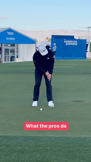 Note the backstroke length vs. the throughstroke length of the best players in the world. It is very equal/symmetrical, or even slightly shorter through. They put the energy into the putter in the backstroke and in transition so that the putter is “coasting” by the time it reaches impact. Not a lot of acceleration, or deceleration. Speed of the putter is constant, the stroke length the variable to control speed. Most amateurs however try to regulate speed by how fast or far through they go. Slow