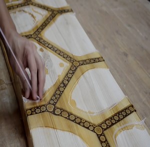 Hardwood bench with walnut inlays | Woodworking Tools