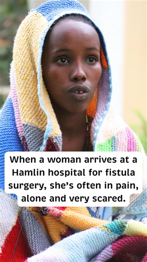 ❤️ Every woman who arrives at the Addis Ababa Fistula Hospital receives a Comfort Pack with fresh clothes, soap, and a warm hand-knitted blanket. 🙏 It is the first step on her journey of healing after a devastating childbirth injury. | Hamlin Fistula UK