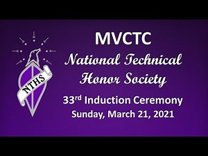 The MVCTC 2021 NTHS Induction Ceremony