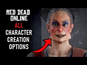 RED DEAD ONLINE | ALL Character Creation Options (Male & Female)