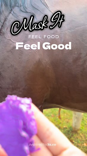 Mask It – Purple Clay Mask is your new deep-cleaning hero. This creamy purple clay spreads easily on a damp coat, clings to grime, and lifts it away for a cleaner, brighter finish…no soap, no nasties, just a satisfying clean that looks and feels amazing. Ideal for socks, stains, grease patches, sweaty spots, tails, and show prep. Rinse it off and watch the glow happen. | Horse Queened | Facebook