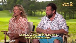 Julie Bowen reacts to her famous Happy Gilmore lingerie scene (and its big return in the sequel)