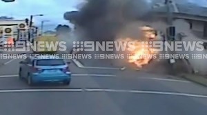 Incredible dashcam footage of Singleton crash