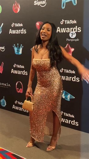 ✨ Hanaé est présente aux Tiktok Awards, elle est nommée dans la catégorie créatrice de l’année ! 🏆 #hanae #tiktokawards #ceremonie #abacapress | Purepeople.com