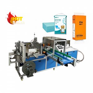 [Hot Item] High Quality Automatic Sanitary Pad Wrapping Machine Horizontal Sanitary Pads Sanitary Napkin Wrapping Machine