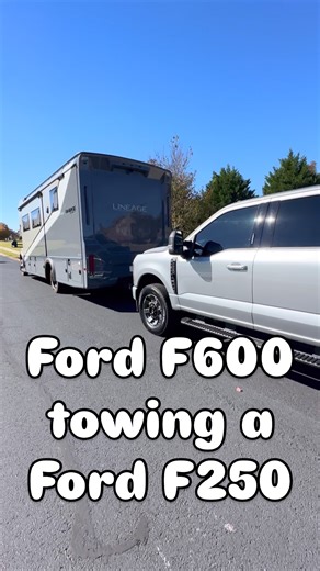 Testing out the TOAD setup. I’ll play around with the @fox shock setup on the @granddesignrv Lineage. The booty may have been clinched a bit seeing my truck back there but the first road test went well! 🫢😬😳… #classcrv #towing #fordtruck #f250 #fordsuperduty #wanderingwknds #granddesignlineage #gdrv4life | Wandering Weekends